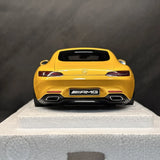 [AutoArt] 1:18 Mercedes- نموذج سياراتAMG 2015 GT S الأصفر مصبوب.