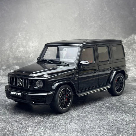 [AutoArt] 1:18 Mercedes- نموذج سياراتAMG 2019 G 63 أسود لامع مصبوب.
