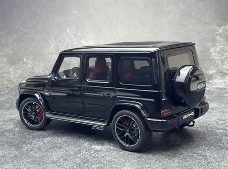 [AutoArt] 1:18 Mercedes- نموذج سياراتAMG 2019 G 63 أسود لامع مصبوب.