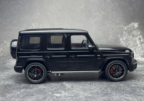 [AutoArt] 1:18 Mercedes- نموذج سياراتAMG 2019 G 63 أسود لامع مصبوب.