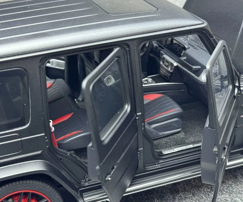 [AutoArt] 1:18 Mercedes-AMG 2019 G 63 طراز سيارات أسود غير لاصق مصبوب.