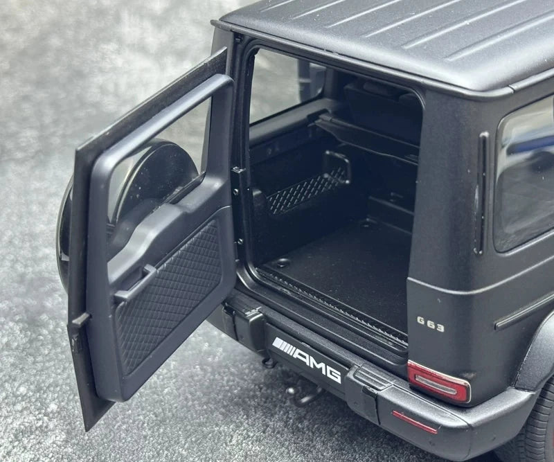 [AutoArt] 1:18 Mercedes-AMG 2019 G 63 طراز سيارات أسود غير لاصق مصبوب.