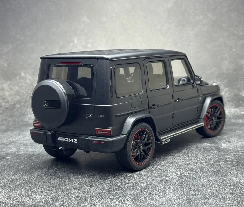 [AutoArt] 1:18 Mercedes-AMG 2019 G 63 طراز سيارات أسود غير لاصق مصبوب.