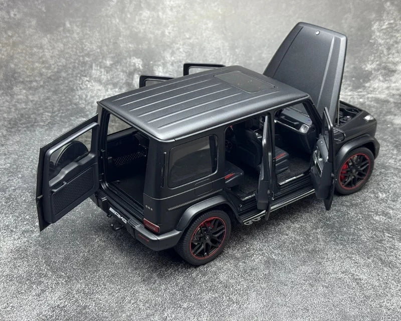 [AutoArt] 1:18 Mercedes-AMG 2019 G 63 طراز سيارات أسود غير لاصق مصبوب.