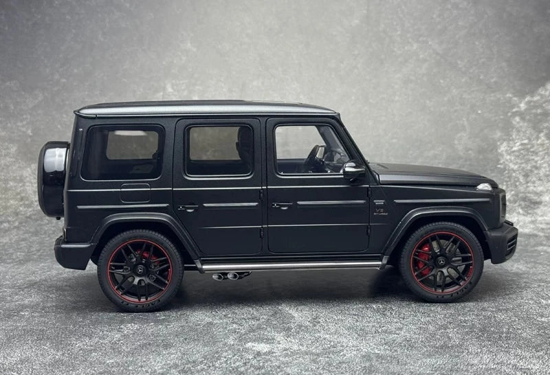 [AutoArt] 1:18 Mercedes-AMG 2019 G 63 طراز سيارات أسود غير لاصق مصبوب.