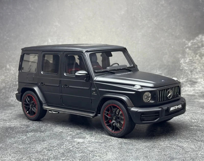[AutoArt] 1:18 Mercedes-AMG 2019 G 63 طراز سيارات أسود غير لاصق مصبوب.