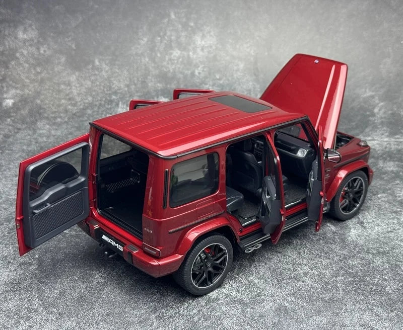 [AutoArt] 1:18 Mercedes-AMG 2019 طراز G 63 الأحمر للسيارات المصبوبة