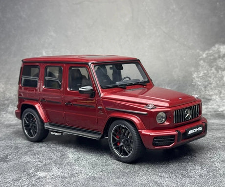[AutoArt] 1:18 Mercedes-AMG 2019 طراز G 63 الأحمر للسيارات المصبوبة