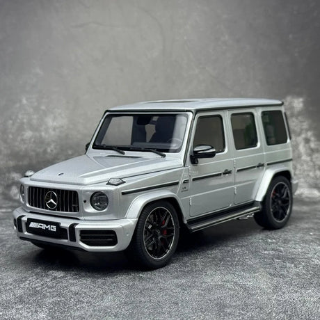 [AutoArt] 1:18 Mercedes-AMG 2019 طراز سيارات سيلفر من طراز G 63 مصبوب.