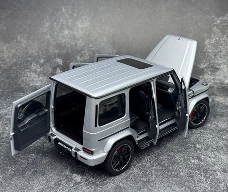 [AutoArt] 1:18 Mercedes-AMG 2019 طراز سيارات سيلفر من طراز G 63 مصبوب.