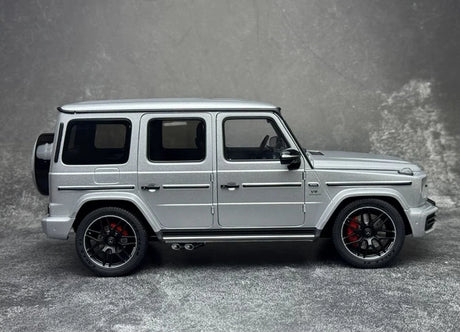 [AutoArt] 1:18 Mercedes-AMG 2019 طراز سيارات سيلفر من طراز G 63 مصبوب.