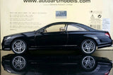[AutoArt] 1:18 Mercedes-Benz 2007 CL63 AMG Modello nero di auto in metallo pressofuso