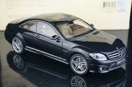 [AutoArt] 1:18 Mercedes-Benz 2007 CL63 AMG Modello nero di auto in metallo pressofuso