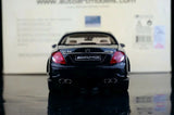 [AutoArt] 1:18 Mercedes-Benz 2007 CL63 AMG Modello nero di auto in metallo pressofuso