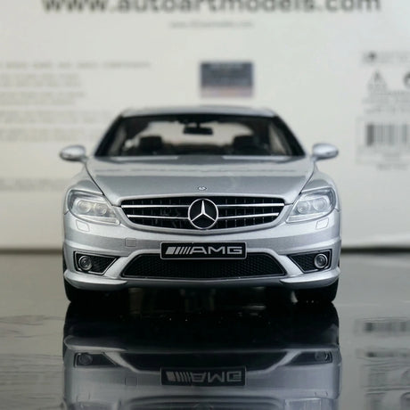 [AutoArt] 1:18 Mercedes-Benz 2007 CL63 AMG Auto in miniatura argento in metallo pressofuso