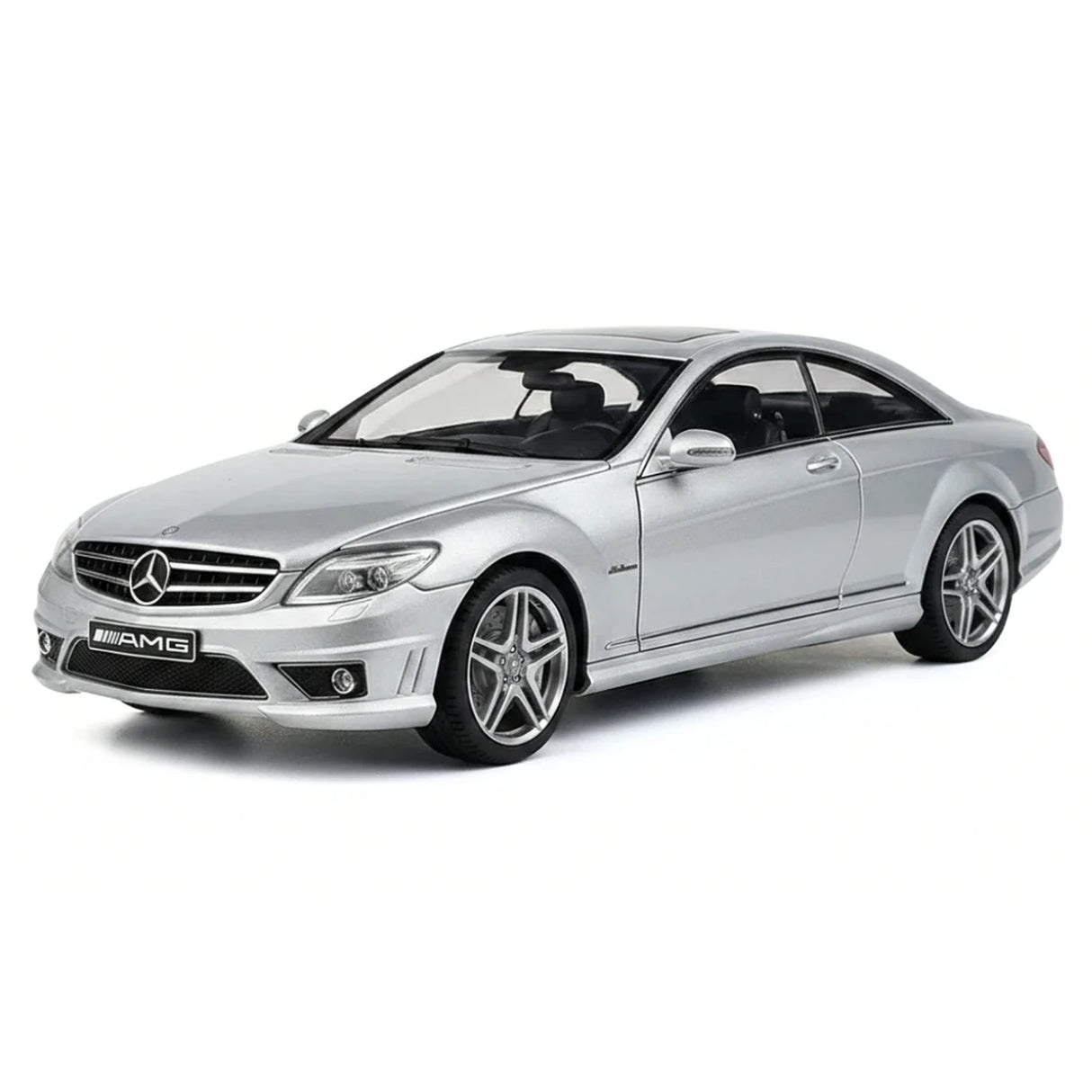 [AutoArt] 1:18 Mercedes-Benz 2007 CL63 AMG Auto in miniatura argento in metallo pressofuso