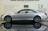 [AutoArt] 1:18 Mercedes-Benz 2007 CL63 AMG Auto in miniatura argento in metallo pressofuso