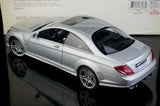 [AutoArt] 1:18 Mercedes-Benz 2007 CL63 AMG Auto in miniatura argento in metallo pressofuso