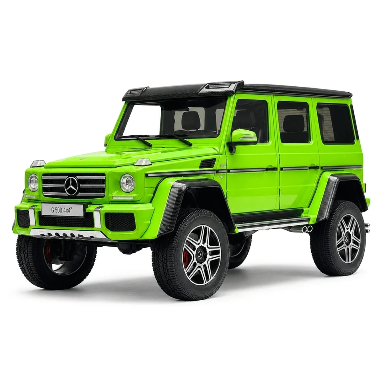 AutoArt Mercedes-Benz 2015 G 500 4x4 cuadrado Alien Green 1:18 – Modelo de fundición a presión coleccionable