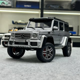AutoArt Mercedes-Benz 2015 G 500 4x4 Quadrato Argento 1:18 – Modello da collezione in metallo pressofuso