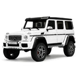 AutoArt Mercedes-Benz 2015 G 500 4x4 Squared White 1:18 – samlarobjekt gjutna modeller i gjutna form