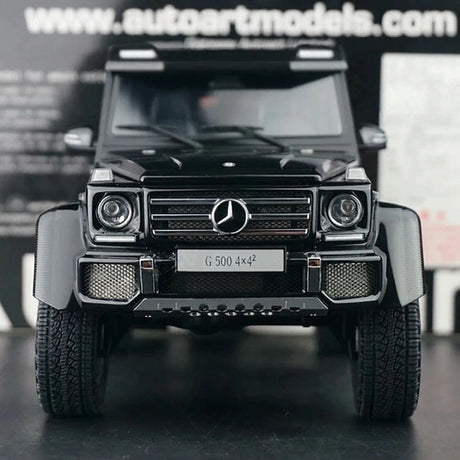 [AutoArt] 1:18 Mercedes-Benz 2015 G500 Modello Nero 4x4 Quadrato in Metallo