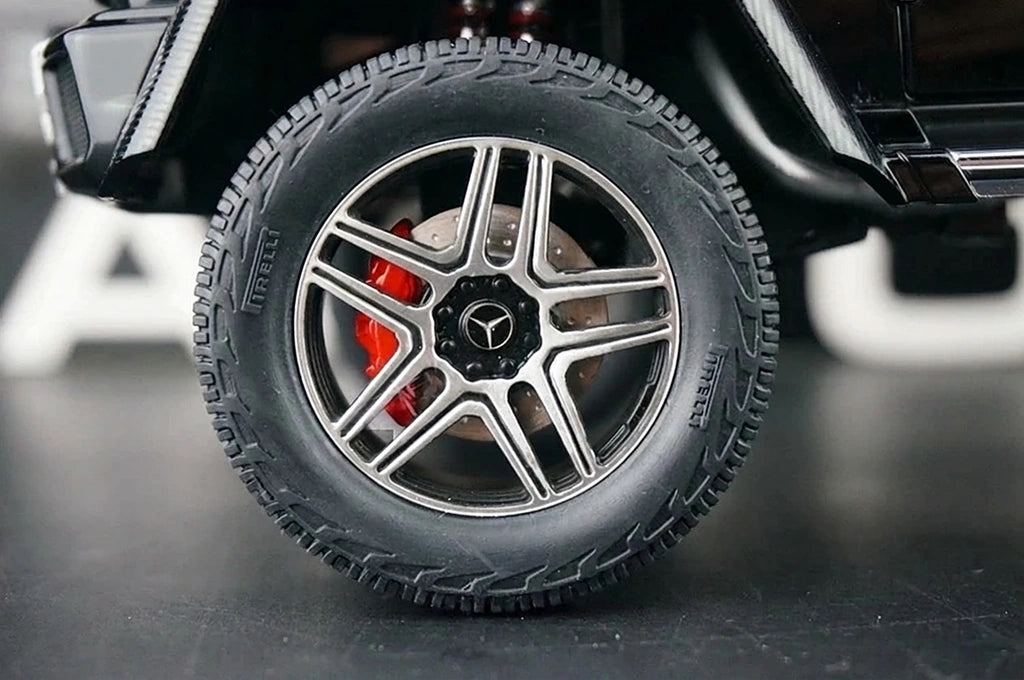 [AutoArt] 1:18 Mercedes-Benz 2015 G500 Modello Nero 4x4 Quadrato in Metallo
