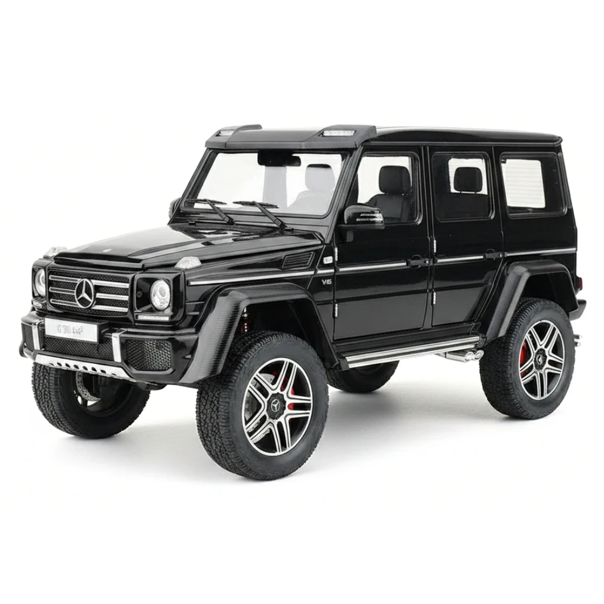 [AutoArt] 1:18 Mercedes-Benz 2015 G500 Modello Nero 4x4 Quadrato in Metallo