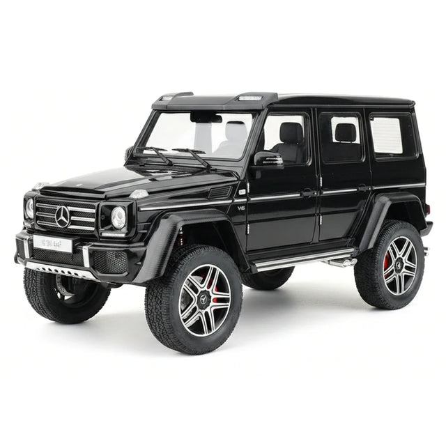 [AutoArt] 1:18 Mercedes-Benz 2015 G500 Modello Nero 4x4 Quadrato in Metallo