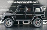 [AutoArt] 1:18 Mercedes-Benz 2015 G500 Modello Nero 4x4 Quadrato in Metallo