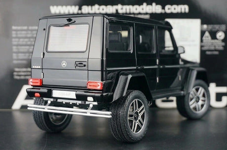 [AutoArt] 1:18 Mercedes-Benz 2015 G500 Modello Nero 4x4 Quadrato in Metallo