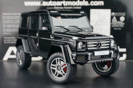[AutoArt] 1:18 Mercedes-Benz 2015 G500 Modello Nero 4x4 Quadrato in Metallo