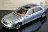 [AutoArt] 1:18 Mercedes-Maybach 2002 62 modello di auto argento e blu in metallo pressofuso