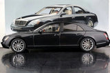 [AutoArt] 1:18 Mercedes-Maybach 2005 57S Auto Modello Nero in Pressofuso