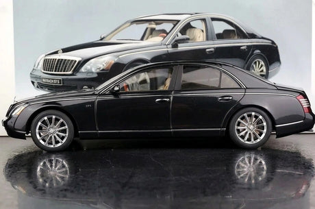 [AutoArt] 1:18 Mercedes-Maybach 2005 57S Auto Modello Nero in Pressofuso
