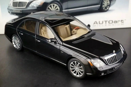 [AutoArt] 1:18 Mercedes-Maybach 2005 57S Auto Modello Nero in Pressofuso