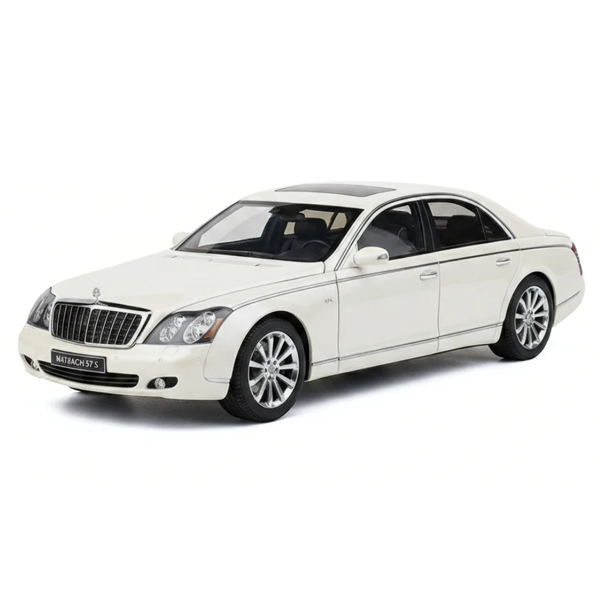 [AutoArt] 1:18 Mercedes-Maybach 2005 57S Modello bianco di auto in metallo pressofuso