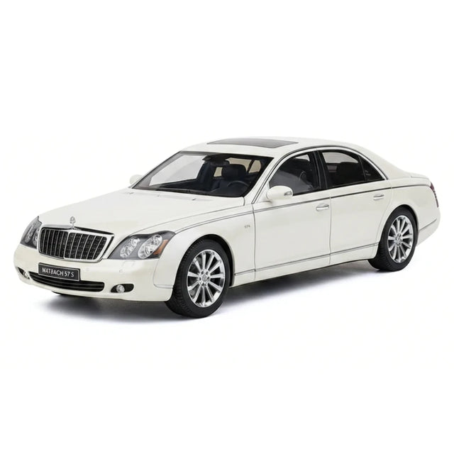 [AutoArt] 1:18 Mercedes-Maybach 2005 57S Modello bianco di auto in metallo pressofuso