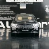 [AutoArt] 1:18 Mercedes-Maybach 2016 S600 SWB Modello nero di auto in metallo pressofuso