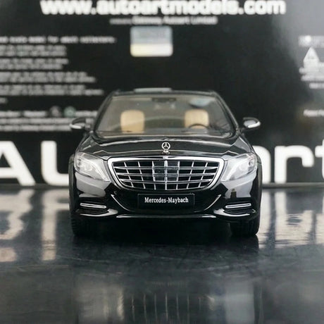 [AutoArt] 1:18 Mercedes-Maybach 2016 S600 SWB Modello nero di auto in metallo pressofuso