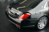 [AutoArt] 1:18 Mercedes-Maybach 2016 S600 SWB Modello nero di auto in metallo pressofuso
