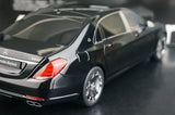 [AutoArt] 1:18 Mercedes-Maybach 2016 S600 SWB Modello nero di auto in metallo pressofuso