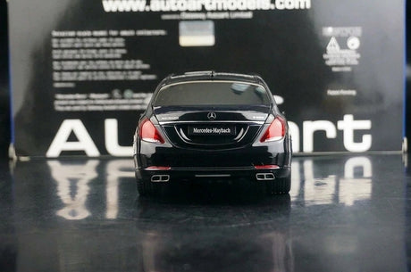 [AutoArt] 1:18 Mercedes-Maybach 2016 S600 SWB Modello nero di auto in metallo pressofuso