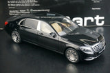 [AutoArt] 1:18 Mercedes-Maybach 2016 S600 SWB Modello nero di auto in metallo pressofuso