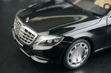 [AutoArt] 1:18 Mercedes-Maybach 2016 S600 SWB Modello nero di auto in metallo pressofuso