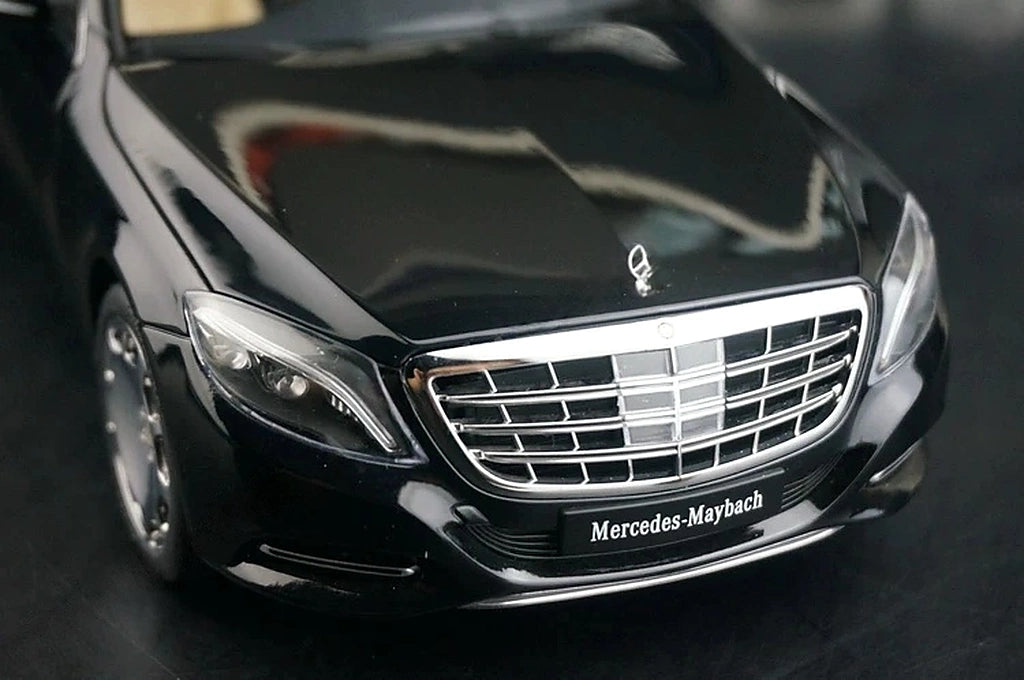 [AutoArt] 1:18 Mercedes-Maybach 2016 S600 SWB Modello nero di auto in metallo pressofuso