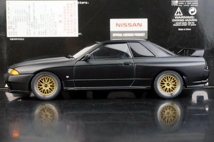 AutoArt Nissan 1989 Skyline GT-R R32 BBS Wheel Limited Matte Black 1:18 – modello da collezione pressofuso
