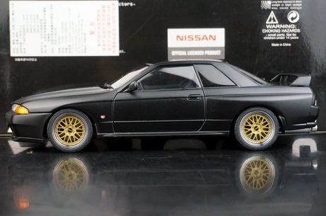 AutoArt Nissan 1989 Skyline GT-R R32 BBS Wheel Limited Matte Black 1:18 – Sammlerobjekt aus Druckguss
