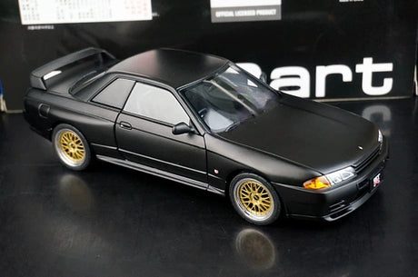 AutoArt Nissan 1989 Skyline GT-R R32 BBS Wheel Limited Matte Black 1:18 – Sammlerobjekt aus Druckguss