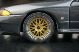 AutoArt Nissan 1989 Skyline GT-R R32 BBS Wheel Argento e Grigio 1:18 – Modello da collezione pressofuso